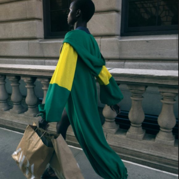 COMBINATION TRENCH BLUE / GREEN - REF. 0264/474 - Picture 1 of 10